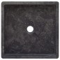 vidaXL Lavabo mármol negro 40x40x10 cm