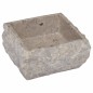 vidaXL Lavabo gris mármol 30x30x13 cm vidaXL Lavabo gris mármol 30x30x13 cm