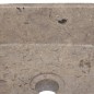 vidaXL Lavabo gris mármol 30x30x13 cm vidaXL Lavabo gris mármol 30x30x13 cm
