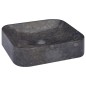 vidaXL Lavabo mármol negro 40x40x10 cm vidaXL Lavabo mármol negro 40x40x10 cm