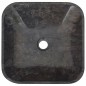 vidaXL Lavabo mármol negro 40x40x10 cm vidaXL Lavabo mármol negro 40x40x10 cm