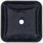 vidaXL Lavabo mármol negro 40x40x10 cm vidaXL Lavabo mármol negro 40x40x10 cm