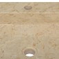 vidaXL Lavabo crema mármol 40x40x12 cm vidaXL Lavabo crema mármol 40x40x12 cm