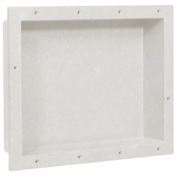 vidaXL Hornacina de ducha blanco 41x51x10 cm