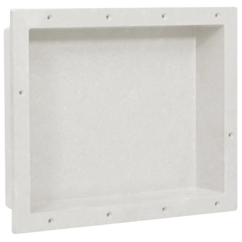 vidaXL Hornacina de ducha blanco 41x51x10 cm vidaXL Hornacina de ducha blanco 41x51x10 cm