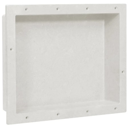 vidaXL Hornacina de ducha blanco 41x51x10 cm