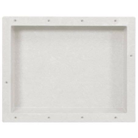 vidaXL Hornacina de ducha blanco 41x51x10 cm