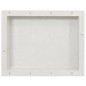 vidaXL Hornacina de ducha blanco 41x51x10 cm vidaXL Hornacina de ducha blanco 41x51x10 cm
