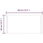 vidaXL Espejo de baño con LED 80x40 cm vidaXL Espejo de baño con LED 80x40 cm