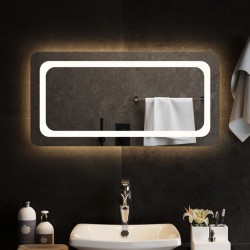 vidaXL Espejo de baño con LED 80x40 cm