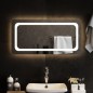vidaXL Espejo de baño con LED 80x40 cm vidaXL Espejo de baño con LED 80x40 cm