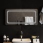 vidaXL Espejo de baño con LED 80x40 cm vidaXL Espejo de baño con LED 80x40 cm