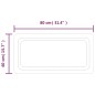 vidaXL Espejo de baño con LED 80x40 cm vidaXL Espejo de baño con LED 80x40 cm