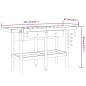 vidaXL Banco de trabajo cajones y tornillos banco madera 162x62x83 cm vidaXL Banco de trabajo cajones y tornillos banco madera 162x62x83 cm