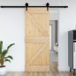 vidaXL Puerta NARVIK madera maciza pino 85x210 cm