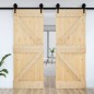 vidaXL Puerta NARVIK madera maciza pino 85x210 cm