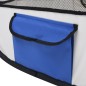 vidaXL Parque de perros plegable y bolsa transporte azul 125x125x61cm vidaXL Parque de perros plegable y bolsa transporte azul 125x125x61cm