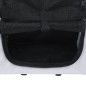 vidaXL Carrito trolley plegable multiusos para mascotas gris