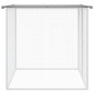 vidaXL Jaula gallinas y toldo acero galvanizado gris claro 103x98x90cm