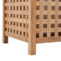 vidaXL Cesto para ropa sucia madera maciza de nogal 39x39x65 cm vidaXL Cesto para ropa sucia madera maciza de nogal 39x39x65 cm