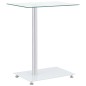 vidaXL Mesa auxiliar en U vidrio templado transparente 45x30x58 cm vidaXL Mesa auxiliar en U vidrio templado transparente 45x30x58 cm