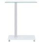 vidaXL Mesa auxiliar en U vidrio templado transparente 45x30x58 cm vidaXL Mesa auxiliar en U vidrio templado transparente 45x30x58 cm