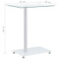 vidaXL Mesa auxiliar en U vidrio templado transparente 45x30x58 cm vidaXL Mesa auxiliar en U vidrio templado transparente 45x30x58 cm