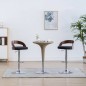 vidaXL Taburetes cocina 2 unidades tela y madera curvada gris oscuro vidaXL Taburetes cocina 2 unidades tela y madera curvada gris oscuro