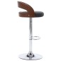 vidaXL Taburetes cocina 2 unidades tela y madera curvada gris oscuro vidaXL Taburetes cocina 2 unidades tela y madera curvada gris oscuro