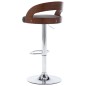 vidaXL Taburetes cocina 2 unidades tela y madera curvada gris oscuro vidaXL Taburetes cocina 2 unidades tela y madera curvada gris oscuro