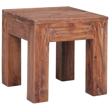 vidaXL Mesa de centro de madera maciza reciclada 30x30x30 cm