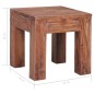 vidaXL Mesa de centro de madera maciza reciclada 30x30x30 cm vidaXL Mesa de centro de madera maciza reciclada 30x30x30 cm
