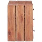 vidaXL Mesita de noche 3 cajones madera maciza reciclada 35x25x35 cm vidaXL Mesita de noche 3 cajones madera maciza reciclada 35x25x35 cm