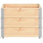 vidaXL Collares de caja de pallet 3 uds madera maciza de pino 60x80 cm vidaXL Collares de caja de pallet 3 uds madera maciza de pino 60x80 cm