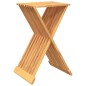 vidaXL Taburete plegable madera maciza de teca 40x32,5x70 cm vidaXL Taburete plegable madera maciza de teca 40x32,5x70 cm