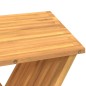 vidaXL Taburete plegable madera maciza de teca 40x32,5x70 cm vidaXL Taburete plegable madera maciza de teca 40x32,5x70 cm