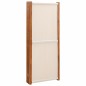 vidaXL Biombo divisor de 6 paneles blanco crema 420x180 cm vidaXL Biombo divisor de 6 paneles blanco crema 420x180 cm