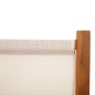 vidaXL Biombo divisor de 6 paneles blanco crema 420x180 cm vidaXL Biombo divisor de 6 paneles blanco crema 420x180 cm