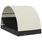 vidaXL Tumbona 2 personas toldo redondo ratán PE negro 211x112x140 cm vidaXL Tumbona 2 personas toldo redondo ratán PE negro 211x112x140 cm