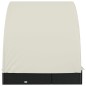 vidaXL Tumbona 2 personas toldo redondo ratán PE negro 211x112x140 cm vidaXL Tumbona 2 personas toldo redondo ratán PE negro 211x112x140 cm