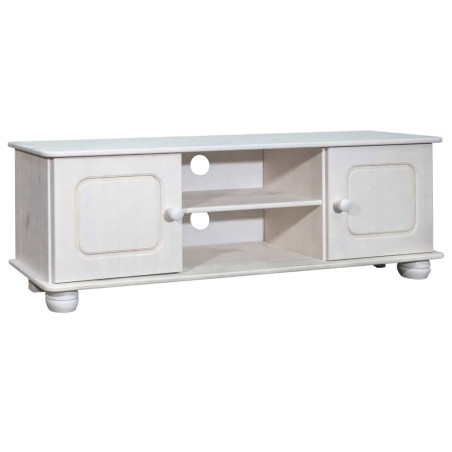 vidaXL Mueble para TV de madera maciza de pino 115x29x40 cm