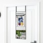 vidaXL Espejo de puerta cristal y aluminio negro 30x80 cm vidaXL Espejo de puerta cristal y aluminio negro 30x80 cm