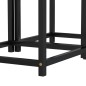 vidaXL Mesas de centro 2 unidades MDF negro vidaXL Mesas de centro 2 unidades MDF negro