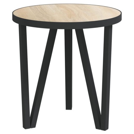 vidaXL Mesita de centro MDF color roble Sonoma Ø35 cm