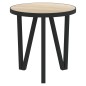 vidaXL Mesita de centro MDF color roble Sonoma Ø35 cm vidaXL Mesita de centro MDF color roble Sonoma Ø35 cm
