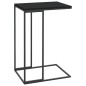 vidaXL Mesa auxiliar de madera contrachapada negro 40x30x59 cm vidaXL Mesa auxiliar de madera contrachapada negro 40x30x59 cm