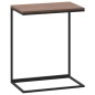 vidaXL Mesa auxiliar de madera contrachapada negro 55x35x66 cm vidaXL Mesa auxiliar de madera contrachapada negro 55x35x66 cm