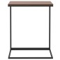 vidaXL Mesa auxiliar de madera contrachapada negro 55x35x66 cm vidaXL Mesa auxiliar de madera contrachapada negro 55x35x66 cm