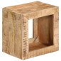 vidaXL Taburete madera maciza de mango 40x30x40 cm vidaXL Taburete madera maciza de mango 40x30x40 cm