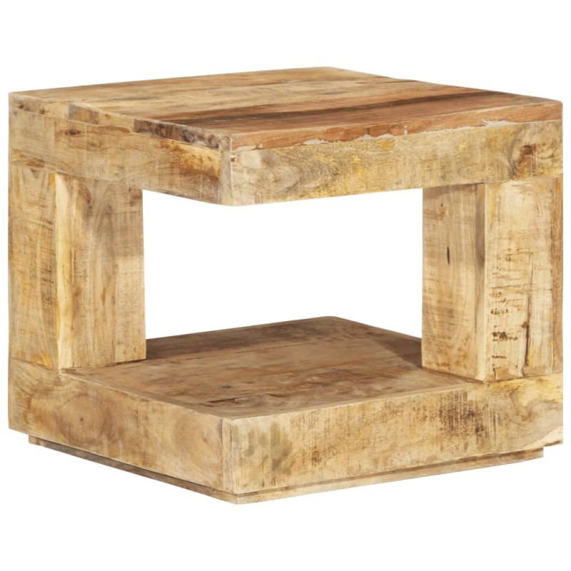 vidaXL Mesa de centro de madera maciza de mango 45x45x40 cm vidaXL Mesa de centro de madera maciza de mango 45x45x40 cm